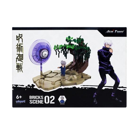Sunrisepop Jujutsu Kaisen Small Scene Bricks + Bricks Man Gojo Combo - Picture 4 of 10